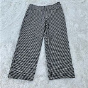 Chicos black and white‎ crop length pants size 0